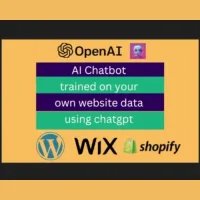 I will create chatbot with chatgpt on wordpress, wix and shopify